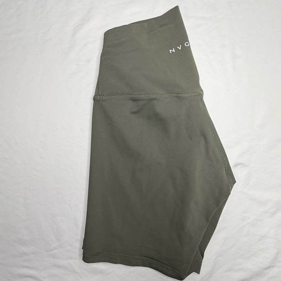 NVGTN Khaki Green Signature 2.0 Shorts - Picture 6 of 13